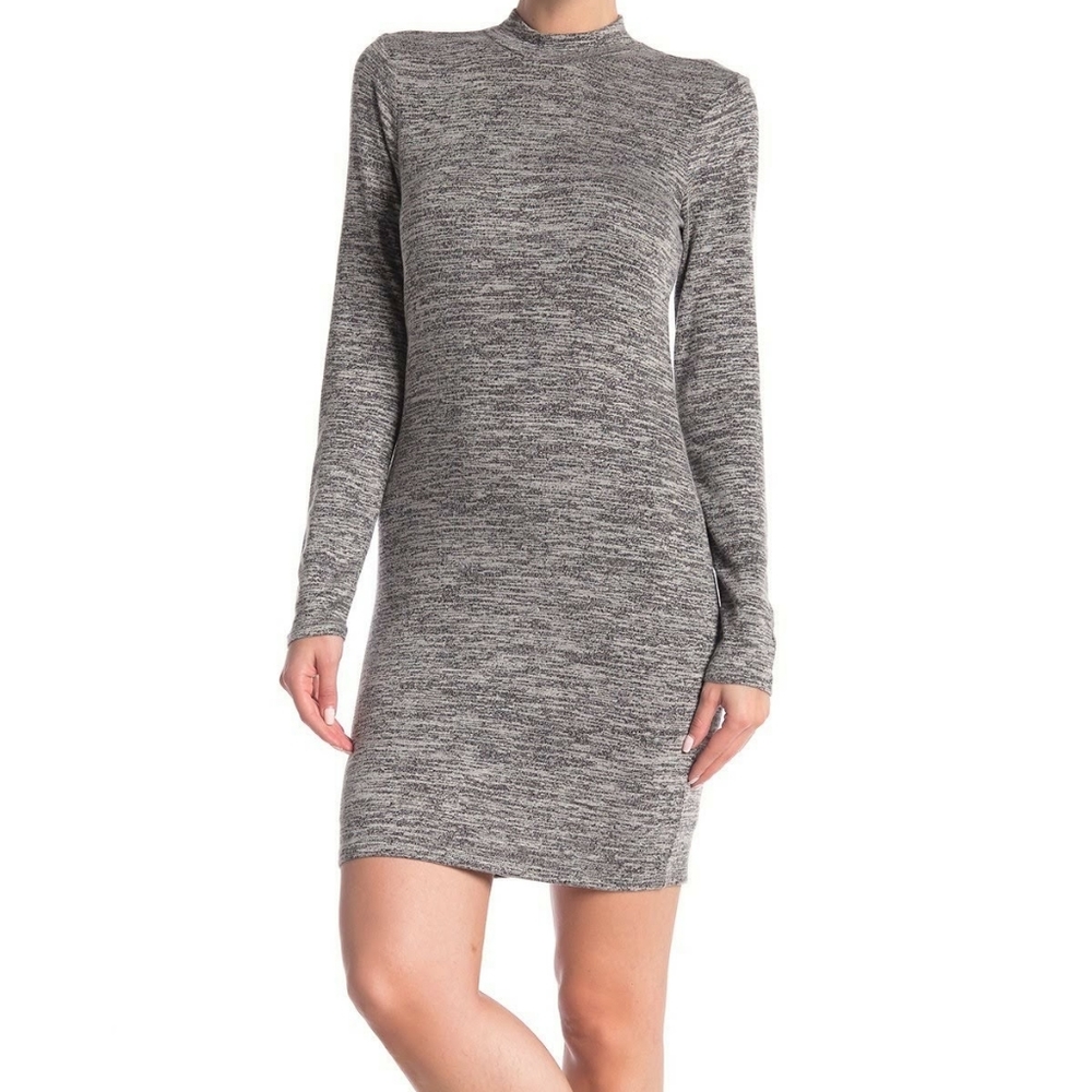 FREE PRESS Size: L  Mock Neck Long Sleeve Dress